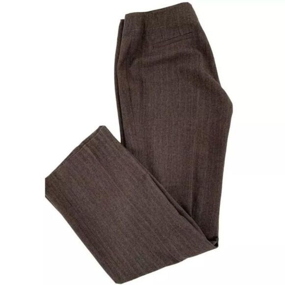 Sigrid Olsen Dress Pants Womens 6 High Rise Flat Front Chino Trousers Officewear - Picture 3 of 7